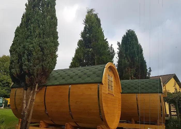 Barrel -schlafen im Fass