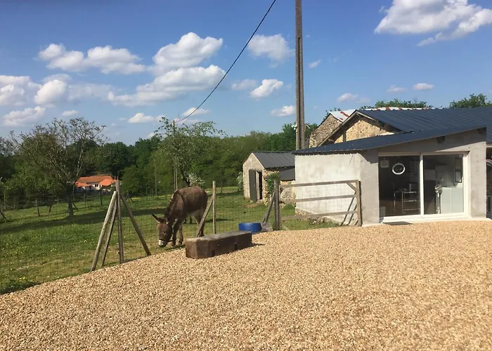 Camping de la ferme aux ânesses, mobil home myrtille