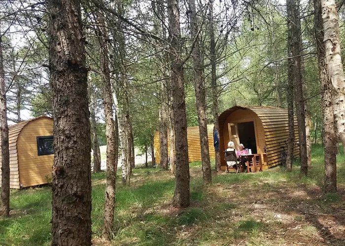 Glamping Pod im Wald mit Hund