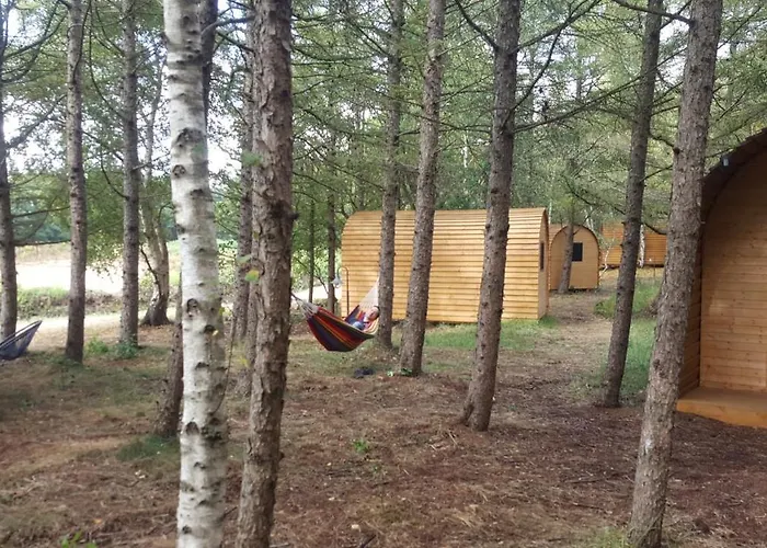 Glamping Pod im Wald mit Einzelbetten