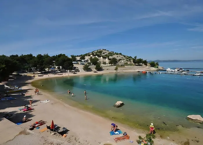 Premium Mobile Home Maslina - 2 Bedrooms, Large Terrace - Oaza Mira Drage