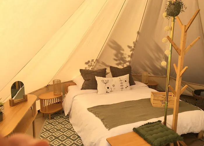 Tentes Glamping au camping Le Gerrit à Marsous