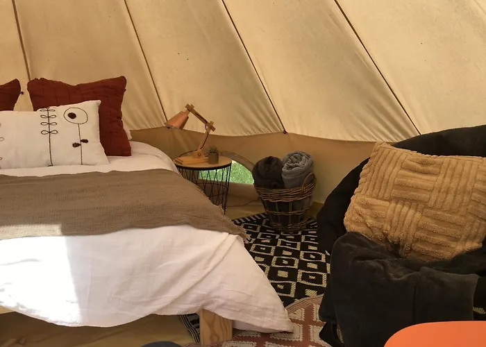 Tentes Glamping au camping Le Gerrit à Marsous