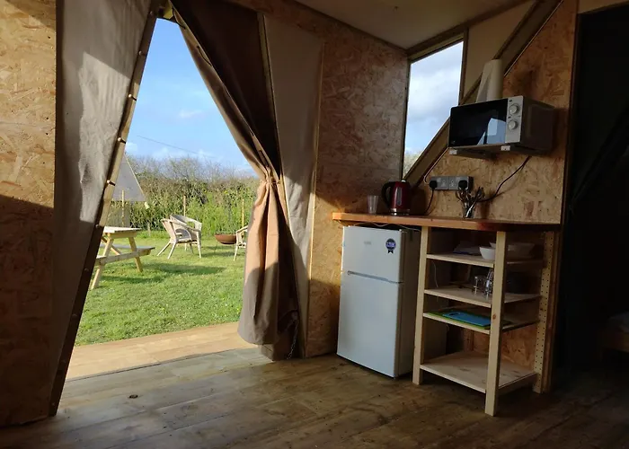 Celtic Longhouse Tent At Coverack Camping
