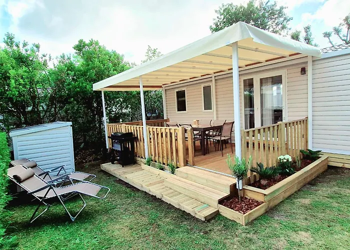 Mobil Home Biscarrosse Lac - Piscine Et Mini Golf Tennis