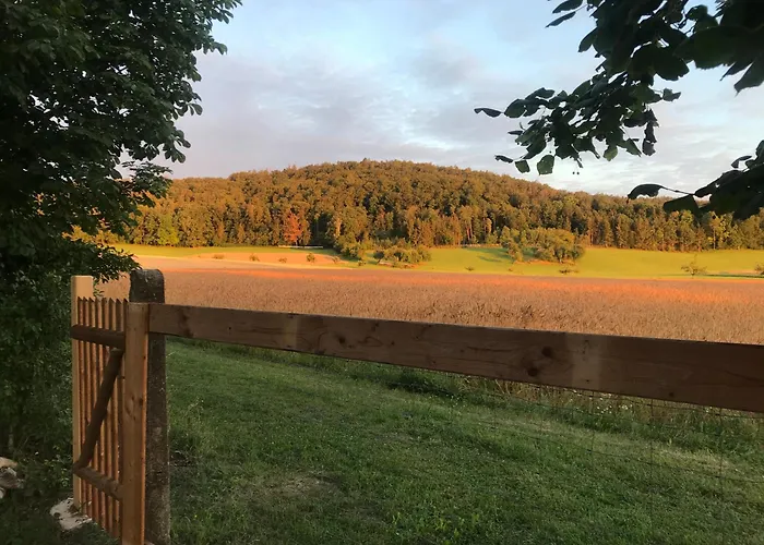 Holzhaus mit Trailer lasse die Seele baumeln