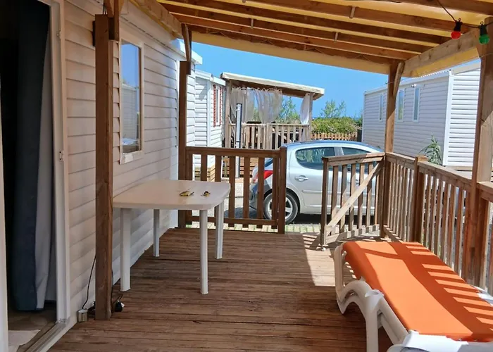 Mobilhome Vue Mer Acces Direct Plage Sable Fin