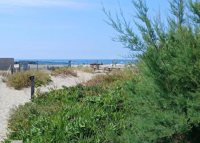 Mobilhome Vue Mer Acces Direct Plage Sable Fin