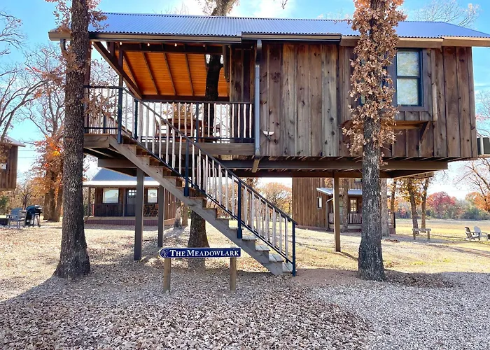 Meadowlark Treehouse 15 Min To Magnoliabaylor