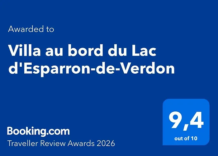 Villa au bord du Lac d'Esparron-de-Verdon