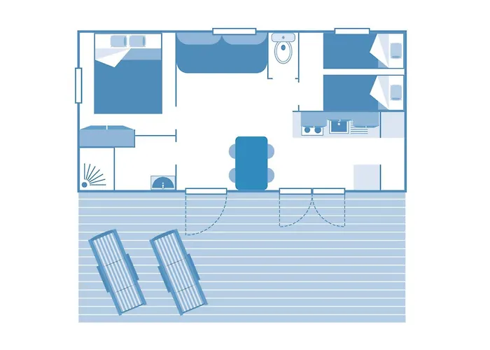 Cottage Cigale 4P 2Bdrms Airconpremium