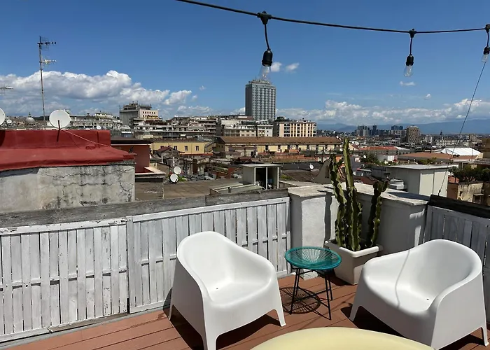 Tiny Nest Over Naples, Private Panoramic Terrace