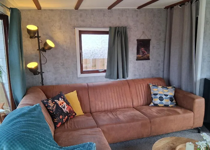 Chalet Vuurvos - gelegen in Drenthe met prachtig wandel en fiets gebied