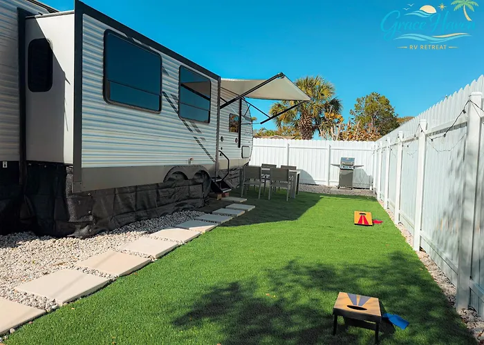 Grace Haven Rv Retreat Near Beach With Private Patio