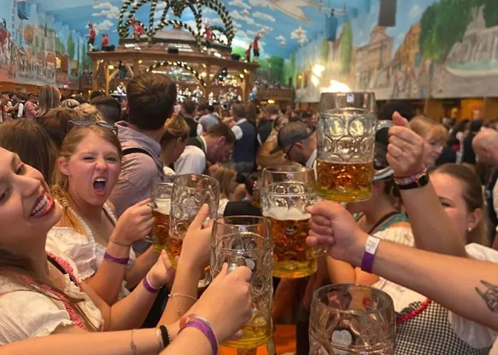 Beer Base-Camp 'Basic Package' Oktoberfest Camping, With Free Welcome Beer And Traditional Lederhosen-Dirndl Shop