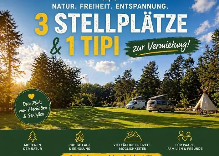 Camping - Idyllischer Wohnmobilstellplatz in der Mecklenburgischen Seenplatte#Mecklenburg-Vorpommern #See #Landleben
