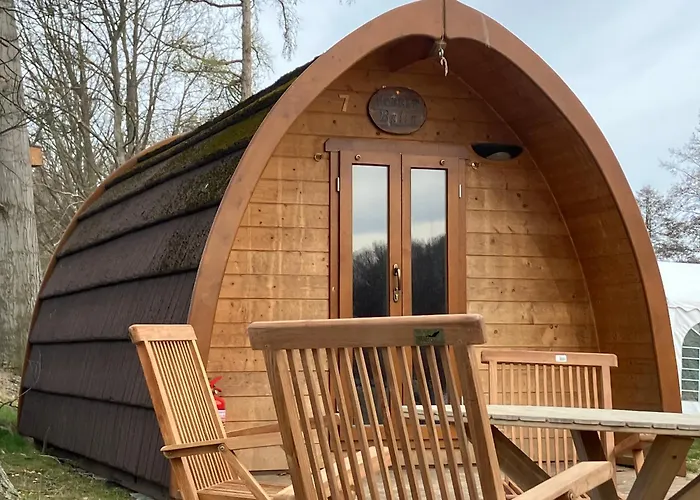 Camping Pod mit Terrasse und Seeblick 6