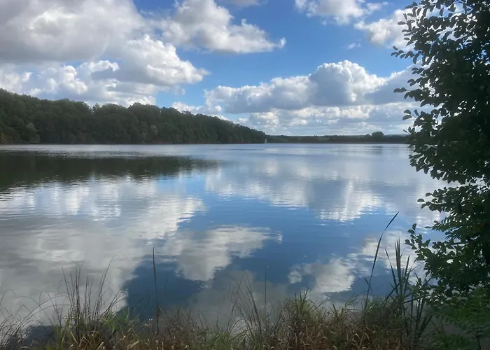 Camping Pod mit Terrasse und Seeblick 6