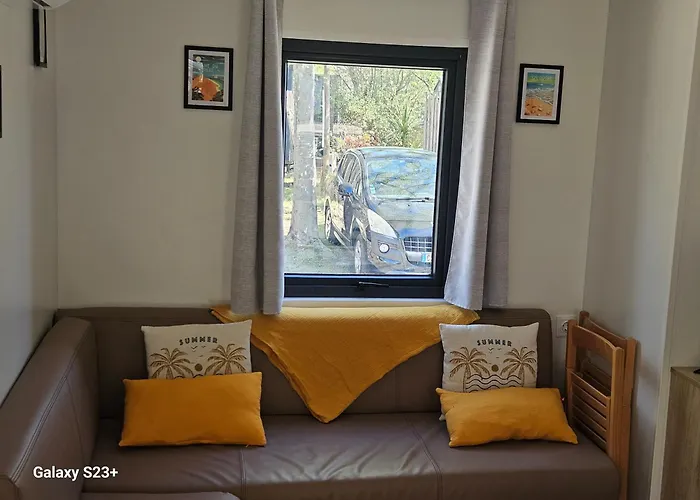Mobil-Home Tout Confort Climatise 6P Camping Mayotte Vacances Acces Direct Lac De Biscarosse