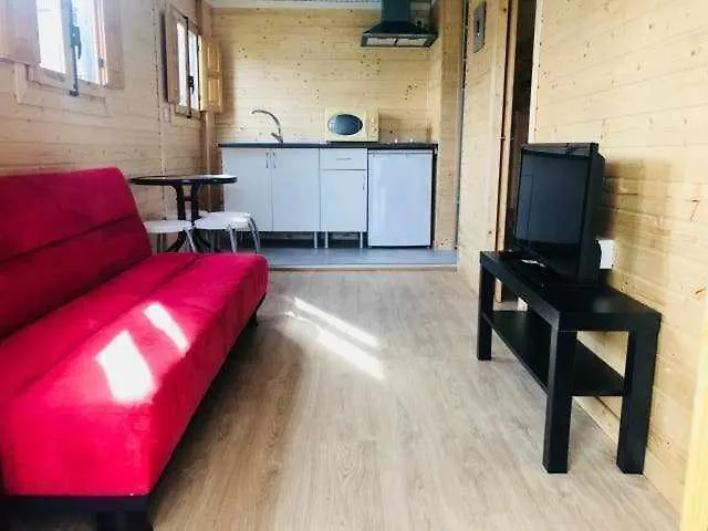 Cabaña de madera en Camping Fin de Siglo