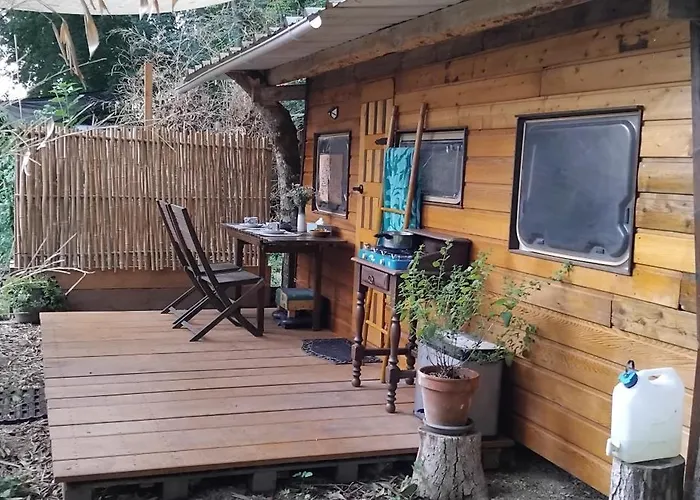 Caravane en bois